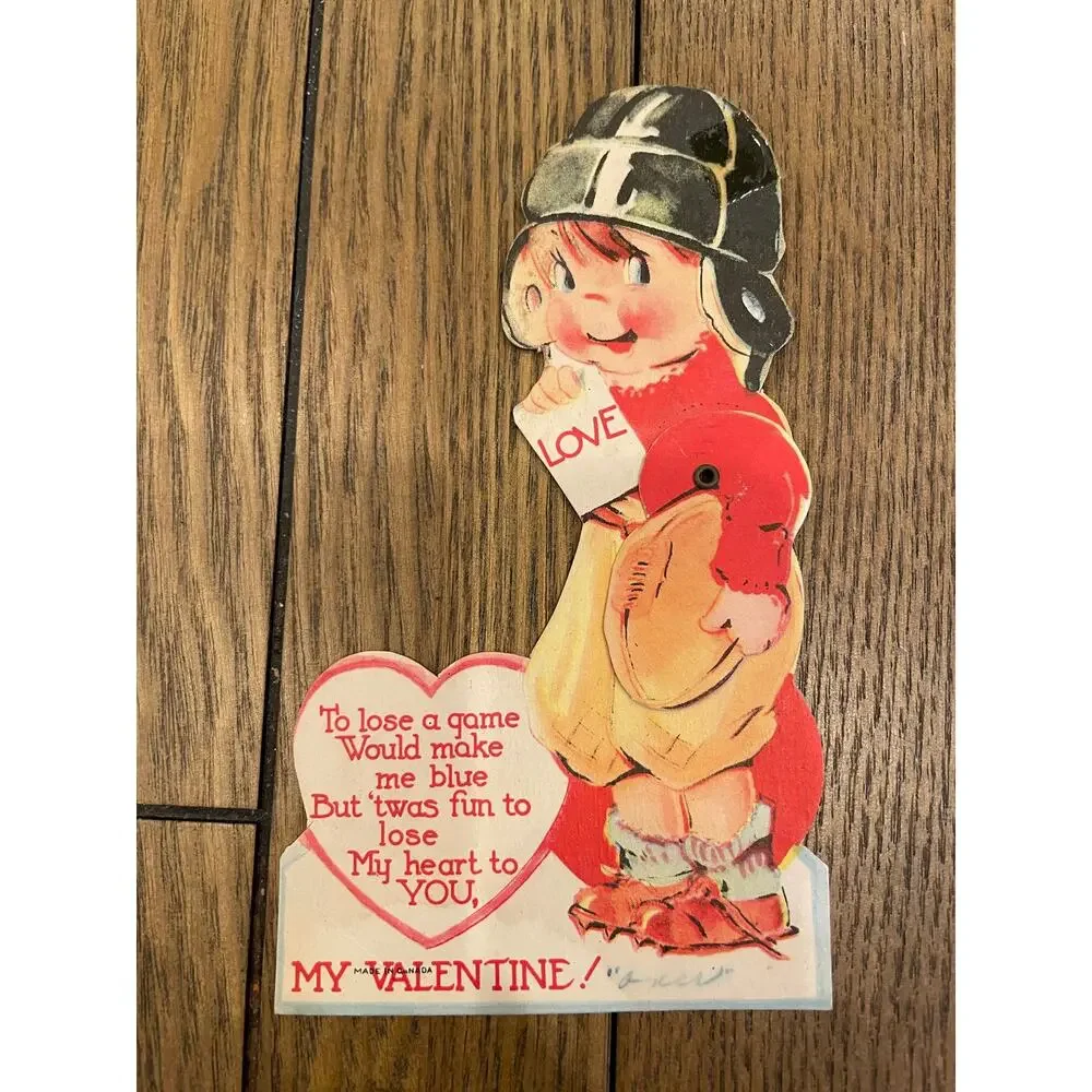 Lot of 14 Vintage Die Cut Valentine Cards Mechanical Children Animals Clown